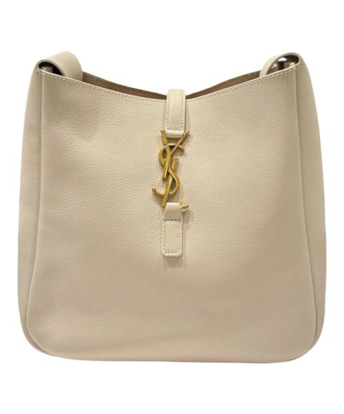 Saint Laurent Paris（サンローランパリ）Saint Laurent Paris (サンローランパリ) ショルダーバッグ/ル サンカセット ソフト スモール/713938 ベージュの古着・服飾アイテム