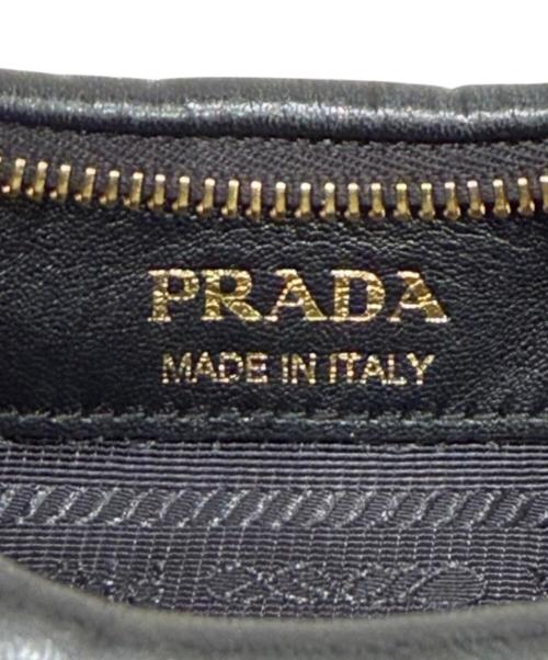 PRADA（プラダ）PRADA (プラダ) キルティング2WAYショルダーバッグ ブラックの古着・服飾アイテム