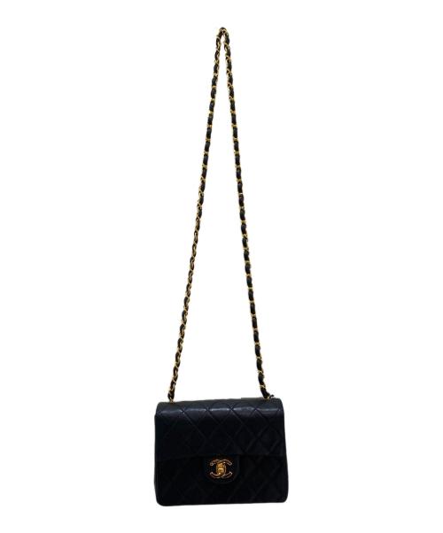 CHANEL（シャネル）CHANEL (シャネル) ミニマトラッセチェーンショルダーバッグ ブラック サイズ:ミニの古着・服飾アイテム