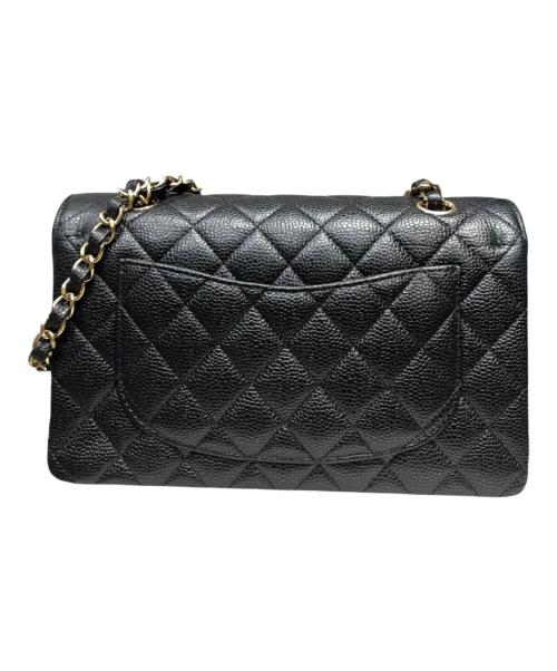 CHANEL（シャネル）CHANEL (シャネル) Wフラップチェーンショルダーバッグ/マトラッセ23/キャビアスキン/A01113 ブラック サイズ:23の古着・服飾アイテム