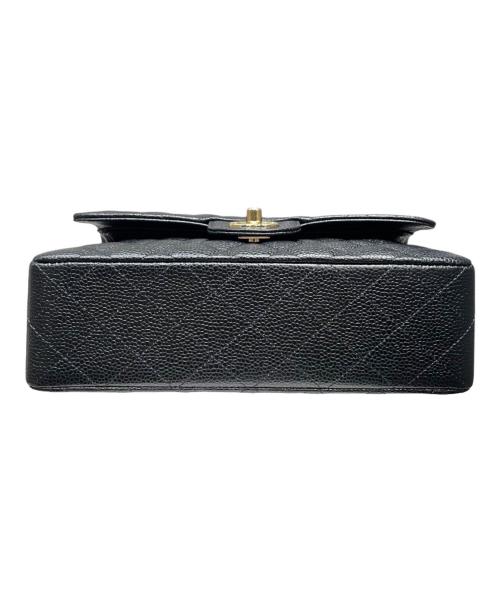 CHANEL（シャネル）CHANEL (シャネル) Wフラップチェーンショルダーバッグ/マトラッセ23/キャビアスキン/A01113 ブラック サイズ:23の古着・服飾アイテム