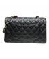 CHANEL (シャネル) Wフラップチェーンショルダーバッグ/マトラッセ23/キャビアスキン/A01113 ブラック サイズ:23：1250000円