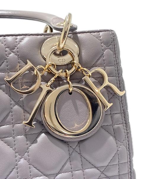 Christian Dior（クリスチャン ディオール）Christian Dior (クリスチャン ディオール) レディディオール ミディアム グレー サイズ:ミディアムの古着・服飾アイテム
