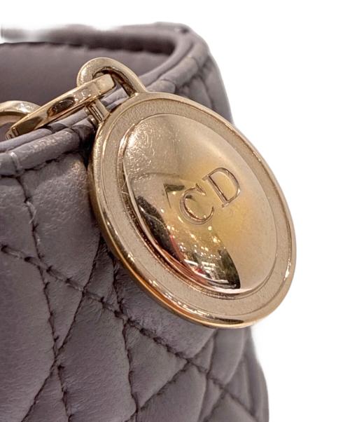 Christian Dior（クリスチャン ディオール）Christian Dior (クリスチャン ディオール) レディディオール ミディアム グレー サイズ:ミディアムの古着・服飾アイテム