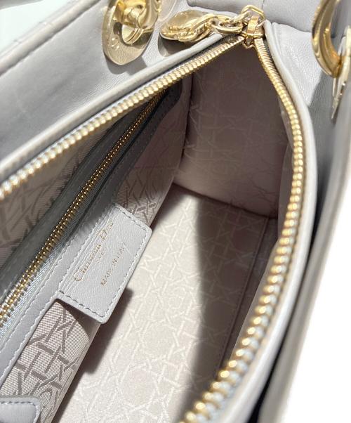 Christian Dior（クリスチャン ディオール）Christian Dior (クリスチャン ディオール) レディディオール ミディアム グレー サイズ:ミディアムの古着・服飾アイテム