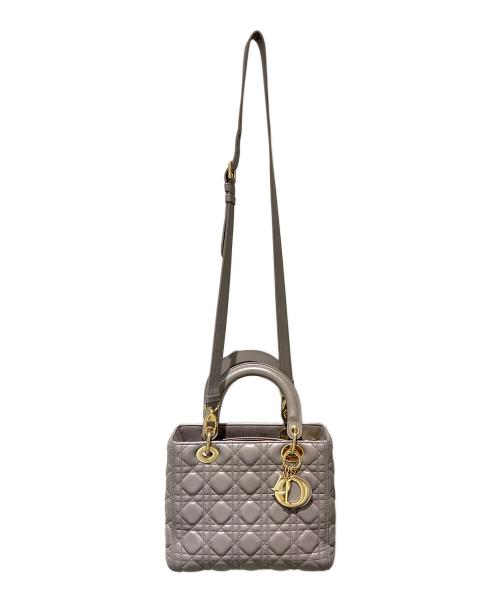 Christian Dior（クリスチャン ディオール）Christian Dior (クリスチャン ディオール) レディディオール ミディアム グレー サイズ:ミディアムの古着・服飾アイテム
