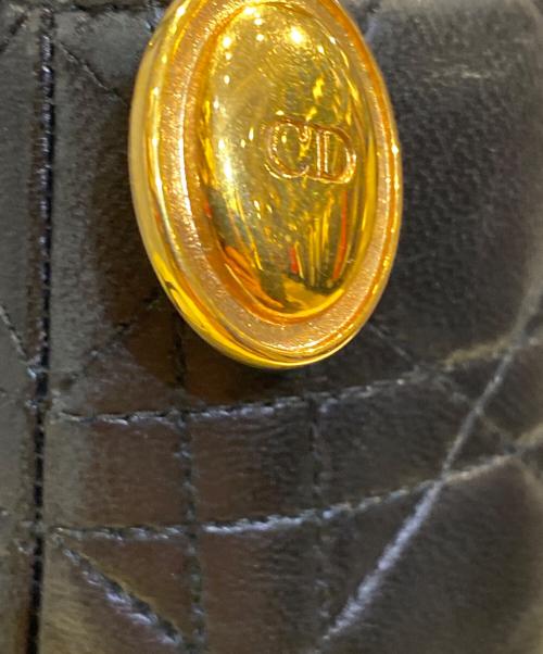 Christian Dior（クリスチャン ディオール）Christian Dior (クリスチャン ディオール) レディ ディオール　2WAYショルダーバッグ ブラックの古着・服飾アイテム
