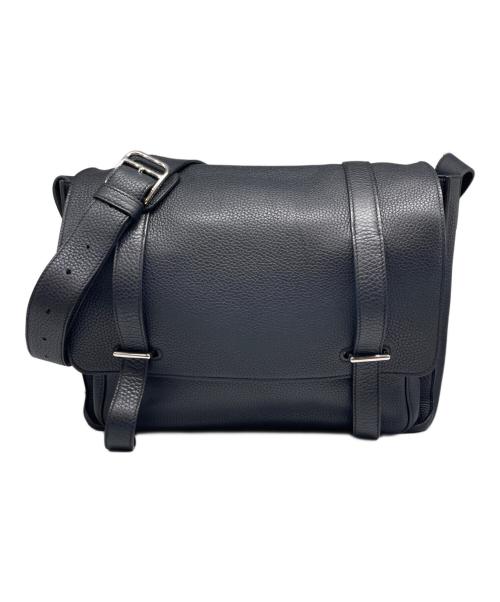 HERMES（エルメス）HERMES (エルメス) Steve Buzas 35 Bag スティーブ・ブザス35 T刻印:2015年製 トリヨンクレマンス ダークネイビー系 シルバー金具 ダークネイビー サイズ:35の古着・服飾アイテム