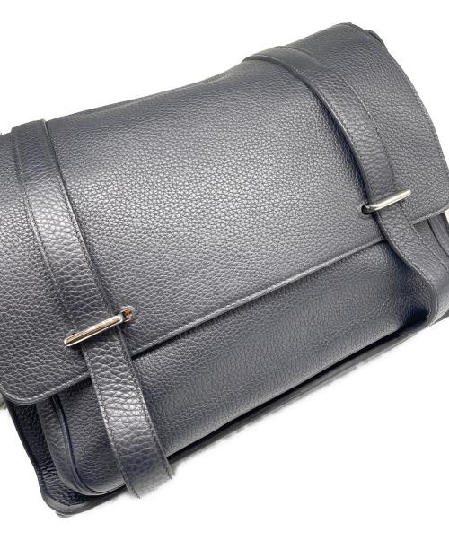 HERMES（エルメス）HERMES (エルメス) Steve Buzas 35 Bag スティーブ・ブザス35 T刻印:2015年製 トリヨンクレマンス ダークネイビー系 シルバー金具 ダークネイビー サイズ:35の古着・服飾アイテム