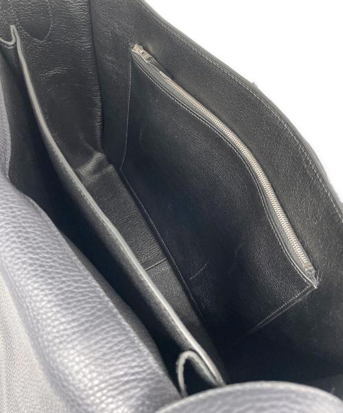 HERMES（エルメス）HERMES (エルメス) Steve Buzas 35 Bag スティーブ・ブザス35 T刻印:2015年製 トリヨンクレマンス ダークネイビー系 シルバー金具 ダークネイビー サイズ:35の古着・服飾アイテム