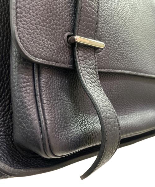 HERMES（エルメス）HERMES (エルメス) Steve Buzas 35 Bag スティーブ・ブザス35 T刻印:2015年製 トリヨンクレマンス ダークネイビー系 シルバー金具 ダークネイビー サイズ:35の古着・服飾アイテム