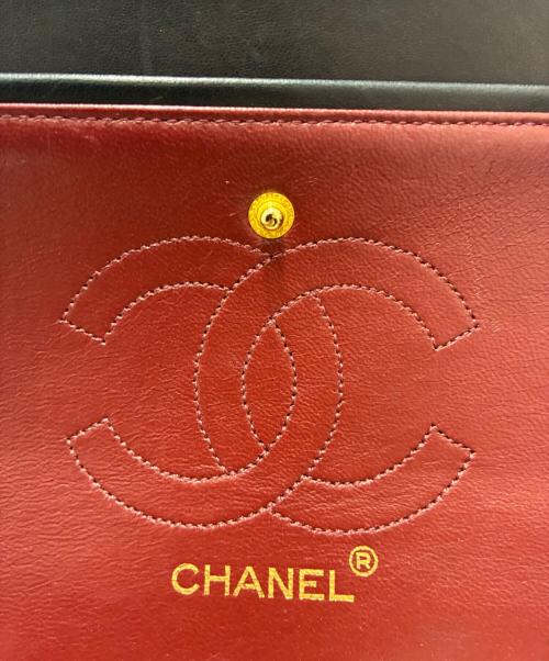 CHANEL（シャネル）CHANEL (シャネル) Wフラップチェーンショルダーバッグ ブラック サイズ:25の古着・服飾アイテム