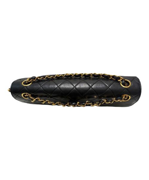 CHANEL（シャネル）CHANEL (シャネル) Wフラップチェーンショルダーバッグ ブラック サイズ:25の古着・服飾アイテム