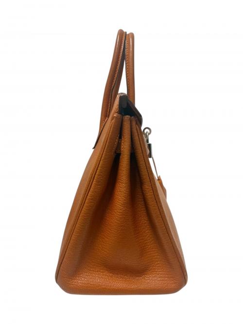 HERMES（エルメス）HERMES (エルメス) Birkin 25 バーキン 25 シェーブル ポティロン ▢I刻印：2005年製造 シルバー金具 ポティロン サイズ:25の古着・服飾アイテム