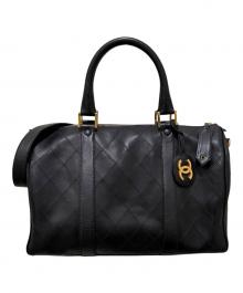 CHANEL（シャネル）の古着「ボストンバッグ」｜ブラック