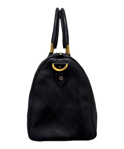 CHANEL（シャネル）CHANEL (シャネル) ボストンバッグ ブラックの古着・服飾アイテム