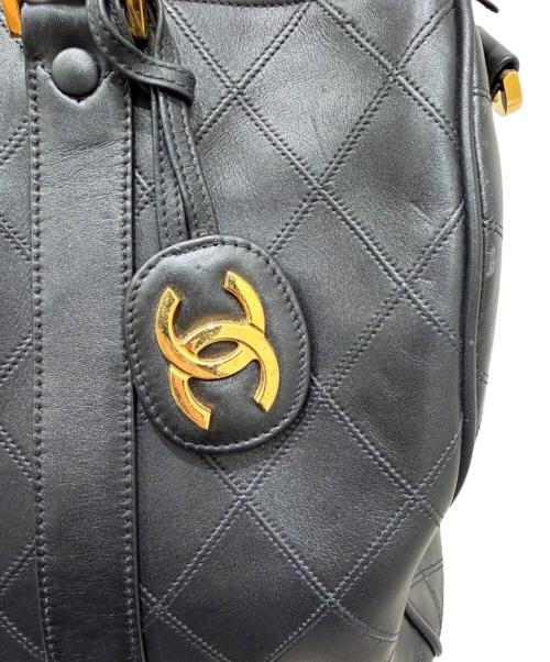 CHANEL（シャネル）CHANEL (シャネル) ボストンバッグ ブラックの古着・服飾アイテム