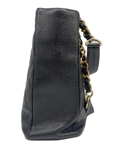 CHANEL（シャネル）CHANEL (シャネル) PSTトートバッグ/PST Tote Bag Caviar Leather ブラックの古着・服飾アイテム