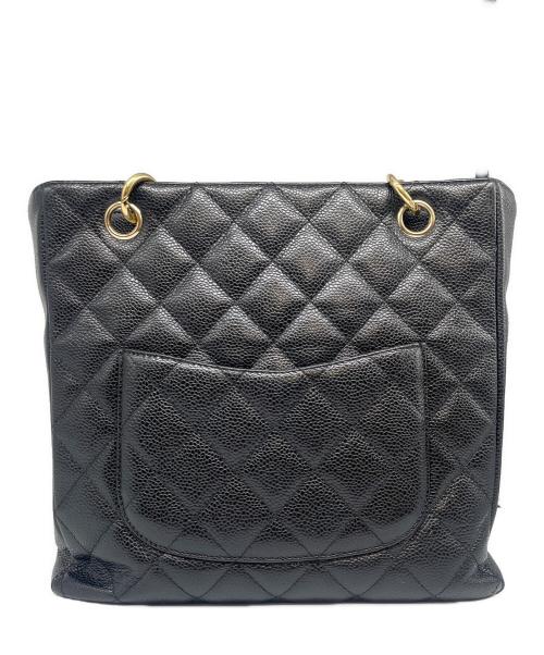 CHANEL（シャネル）CHANEL (シャネル) PSTトートバッグ/PST Tote Bag Caviar Leather ブラックの古着・服飾アイテム
