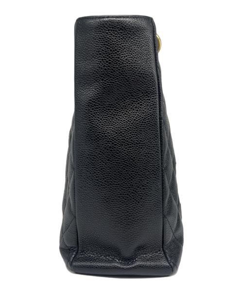 CHANEL（シャネル）CHANEL (シャネル) PSTトートバッグ/PST Tote Bag Caviar Leather ブラックの古着・服飾アイテム