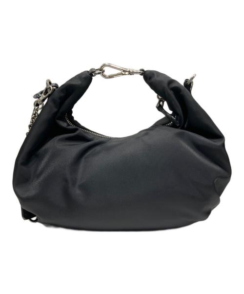 PRADA（プラダ）PRADA (プラダ) トライアングルロゴ チェーンショルダーバッグ ブラック サイズ:-の古着・服飾アイテム