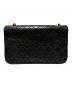 CHANEL (シャネル) マトラッセ23 フルフラップチェーンショルダーバッグ ブラック×ゴールド金具 サイズ:23：450000円