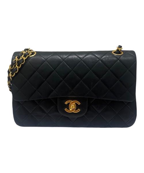 CHANEL（シャネル）CHANEL (シャネル) マトラッセ23/Wフラップチェーンショルダーバッグ ブラック サイズ:23の古着・服飾アイテム