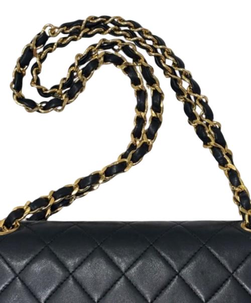 CHANEL（シャネル）CHANEL (シャネル) マトラッセ23/Wフラップチェーンショルダーバッグ ブラック サイズ:23の古着・服飾アイテム