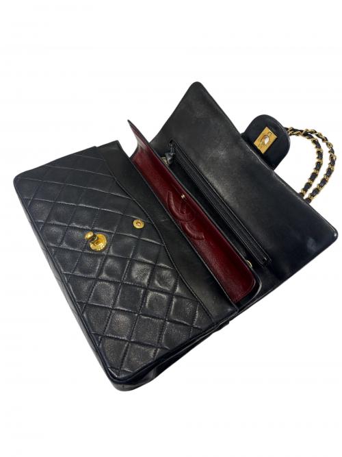 CHANEL（シャネル）CHANEL (シャネル) Wフラップマトラッセ25 ブラック サイズ:25の古着・服飾アイテム
