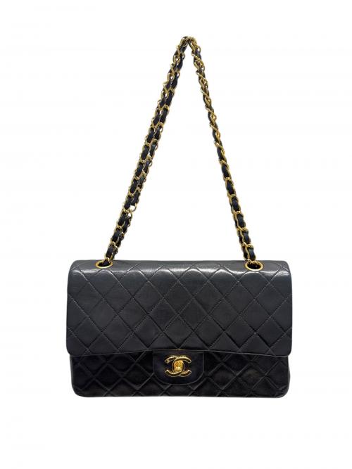 CHANEL（シャネル）CHANEL (シャネル) Wフラップマトラッセ25 ブラック サイズ:25の古着・服飾アイテム