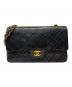 CHANEL（シャネル）の古着「Wフラップマトラッセ25」｜ブラック