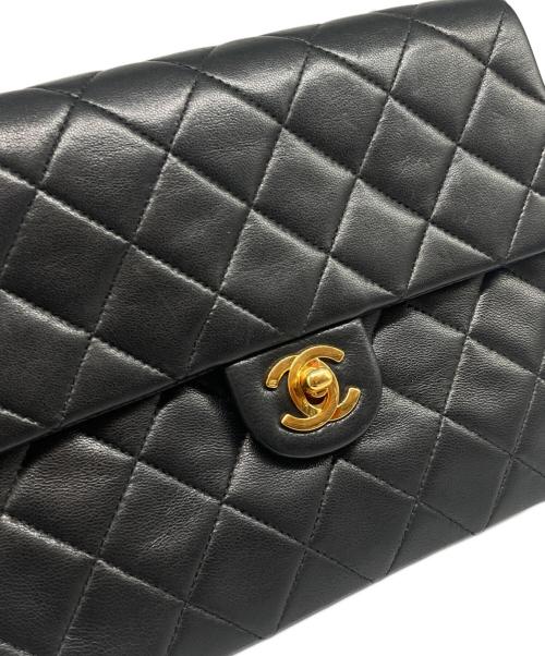 CHANEL（シャネル）CHANEL (シャネル) ミニマトラッセ Mini Classic Flap Chain Shoulder Bag ブラック サイズ:Mini/ミニの古着・服飾アイテム