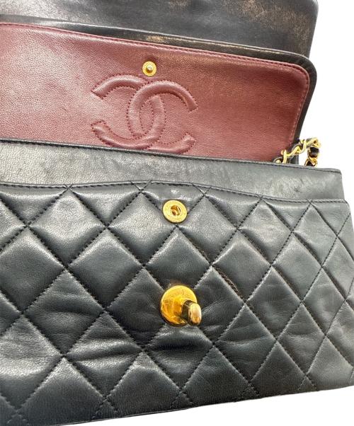 CHANEL（シャネル）CHANEL (シャネル) Wフラップマトラッセ23 ブラック サイズ:23の古着・服飾アイテム
