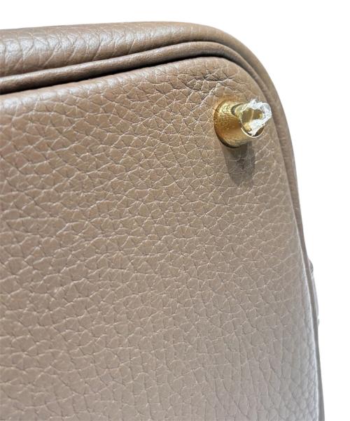 HERMES（エルメス）HERMES (エルメス) ピコタンロックPM/ゴールド金具/トリヨンクレマンス/Y刻印：2020年 エトゥープ サイズ:PMの古着・服飾アイテム