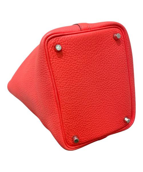 HERMES（エルメス）HERMES (エルメス) ピコタンロックPM/トリヨンクレマンス/ローズテキサス/Y刻印:2020年製/シルバー金具 ローズテキサス サイズ:PMの古着・服飾アイテム