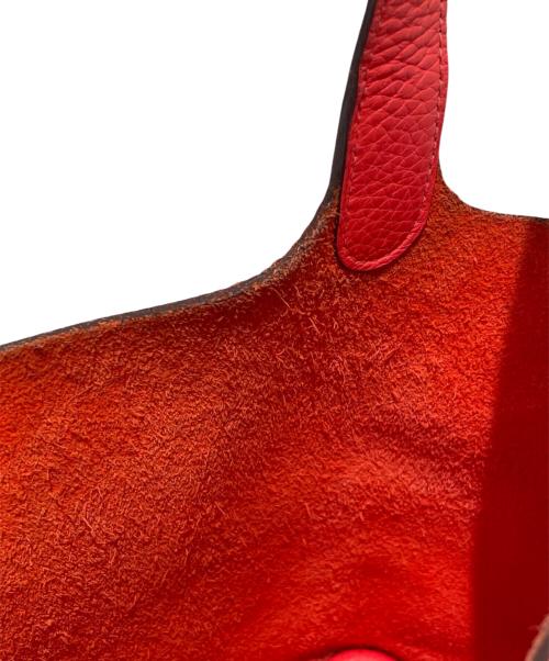 HERMES（エルメス）HERMES (エルメス) ピコタンロックPM/トリヨンクレマンス/ローズテキサス/Y刻印:2020年製/シルバー金具 ローズテキサス サイズ:PMの古着・服飾アイテム