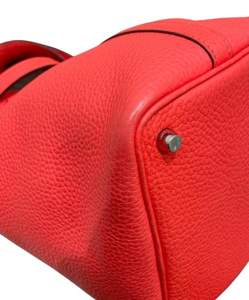 HERMES（エルメス）HERMES (エルメス) ピコタンロックPM/トリヨンクレマンス/ローズテキサス/Y刻印:2020年製/シルバー金具 ローズテキサス サイズ:PMの古着・服飾アイテム