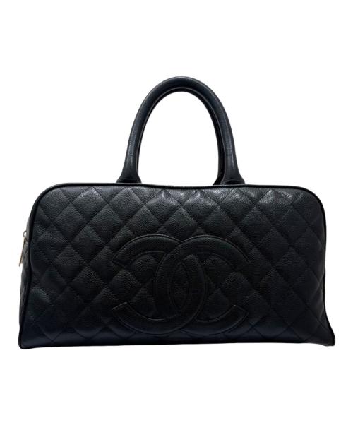 CHANEL（シャネル）CHANEL (シャネル) ココマーク マトラッセ ボーリングバッグ ブラックの古着・服飾アイテム