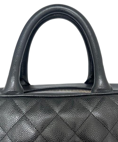 CHANEL（シャネル）CHANEL (シャネル) ココマーク マトラッセ ボーリングバッグ ブラックの古着・服飾アイテム