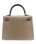 HERMES (エルメス) Kelly 25, external stitching, tricolor/ケリー25 外縫い トリコロール エトゥープ/アルドワーズ/ブラック サイズ:25：4000000円
