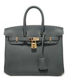 HERMES（エルメス）の古着「バーキン25/Birkin25/ヴェールフォンセ/Vert Fonce/W刻印/ゴールド金具」｜ヴェールフォンセ