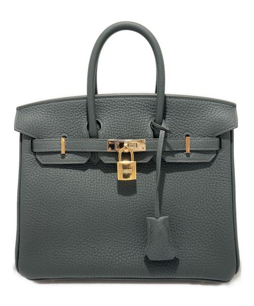 HERMES（エルメス）HERMES (エルメス) バーキン25/Birkin25/ヴェールフォンセ/Vert Fonce/W刻印/ゴールド金具 ヴェールフォンセ サイズ:25の古着・服飾アイテム