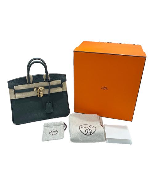 HERMES（エルメス）HERMES (エルメス) バーキン25/Birkin25/ヴェールフォンセ/Vert Fonce/W刻印/ゴールド金具 ヴェールフォンセ サイズ:25の古着・服飾アイテム