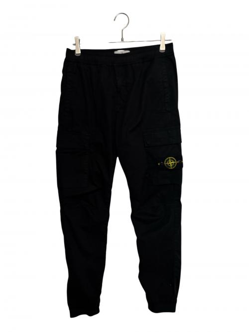 STONE ISLAND（ストーンアイランド）STONE ISLAND (ストーンアイランド) ワッペンカーゴパンツ ブラック サイズ:30の古着・服飾アイテム