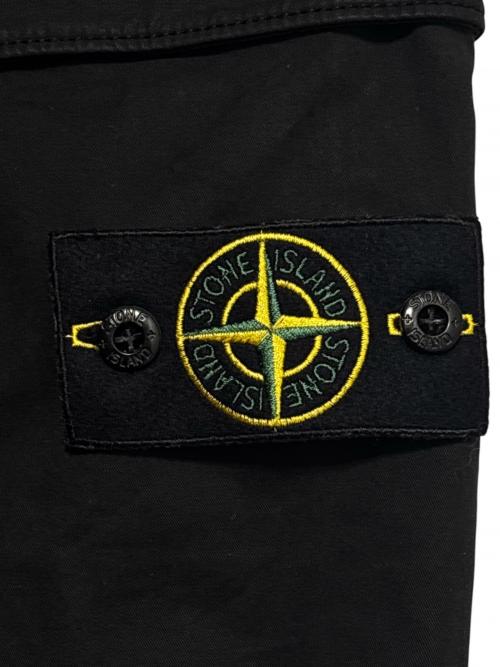 STONE ISLAND（ストーンアイランド）STONE ISLAND (ストーンアイランド) ワッペンカーゴパンツ ブラック サイズ:30の古着・服飾アイテム