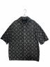 LOUIS VUITTON（ルイ ヴィトン）の古着「Monogram Denim Short-Sleeve Shirt」｜ブラック