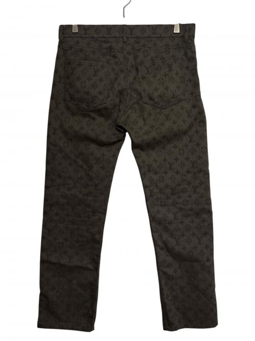 LOUIS VUITTON（ルイ ヴィトン）LOUIS VUITTON (ルイ ヴィトン) モノグラムコットンパンツ ブラウン サイズ:31の古着・服飾アイテム