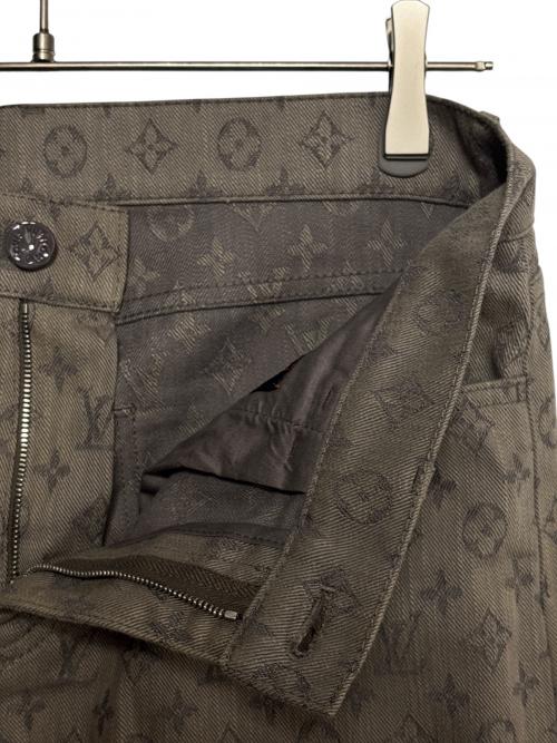 LOUIS VUITTON（ルイ ヴィトン）LOUIS VUITTON (ルイ ヴィトン) モノグラムコットンパンツ ブラウン サイズ:31の古着・服飾アイテム