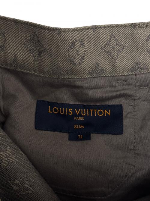 LOUIS VUITTON（ルイ ヴィトン）LOUIS VUITTON (ルイ ヴィトン) モノグラムコットンパンツ ブラウン サイズ:31の古着・服飾アイテム