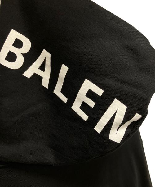 BALENCIAGA（バレンシアガ）BALENCIAGA (バレンシアガ) フードロゴパーカー ブラック サイズ:XSの古着・服飾アイテム